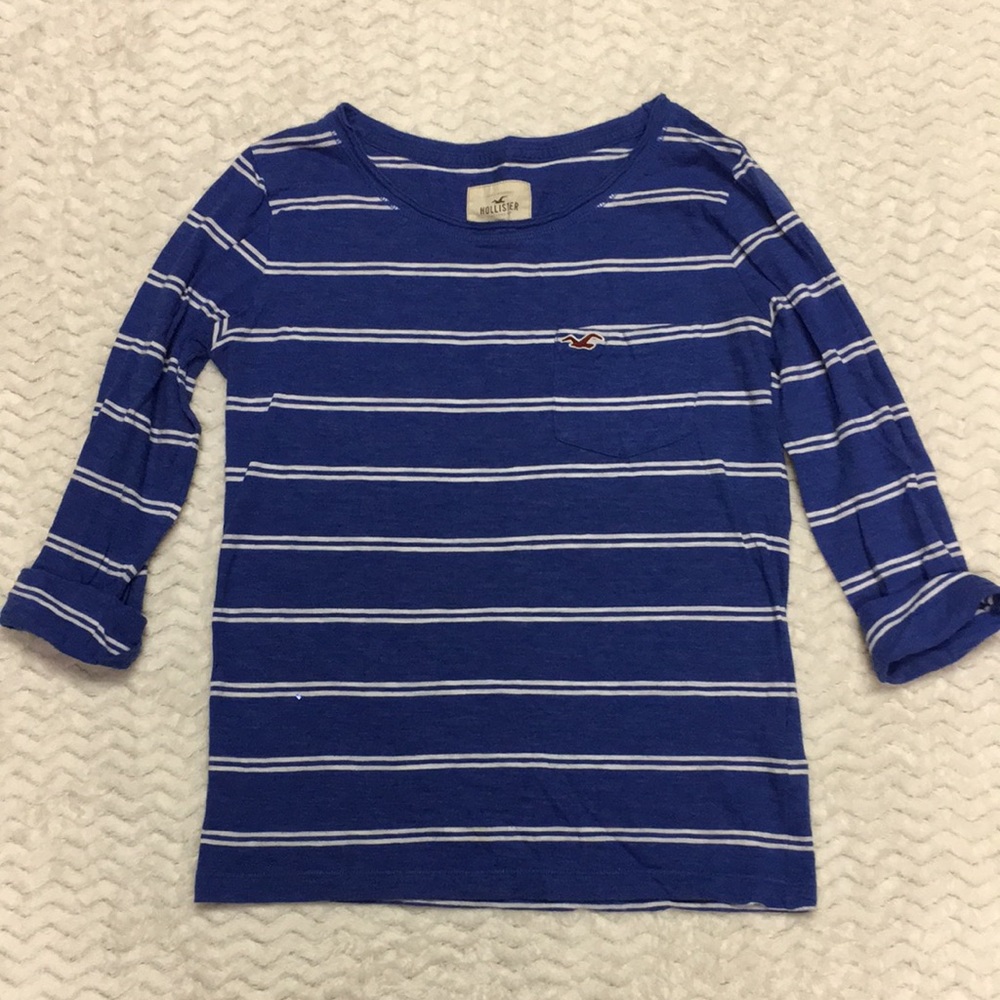 Hollister 3/4 Sleeve Shirt - Small